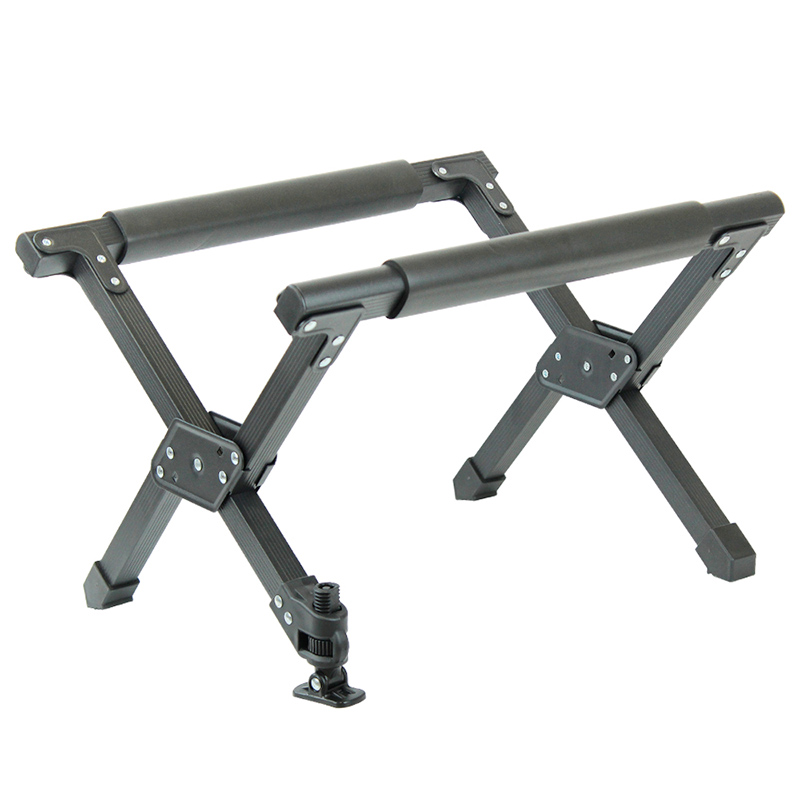 Estante para cubos de hielo plegable de aluminio para exteriores, estante de soporte para caja de almacenamiento