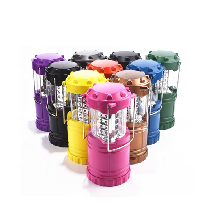 Linterna LED telescópica colgante para acampar
