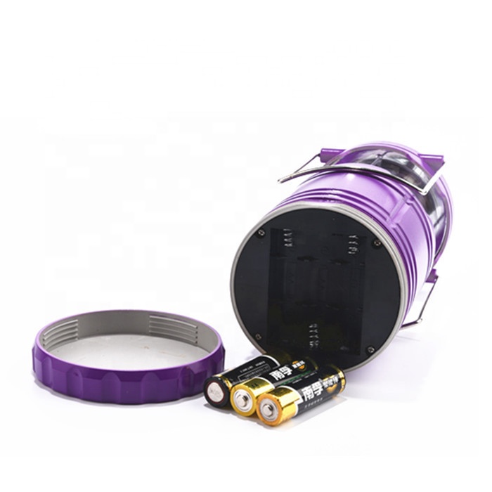 Linterna LED telescópica colgante para acampar