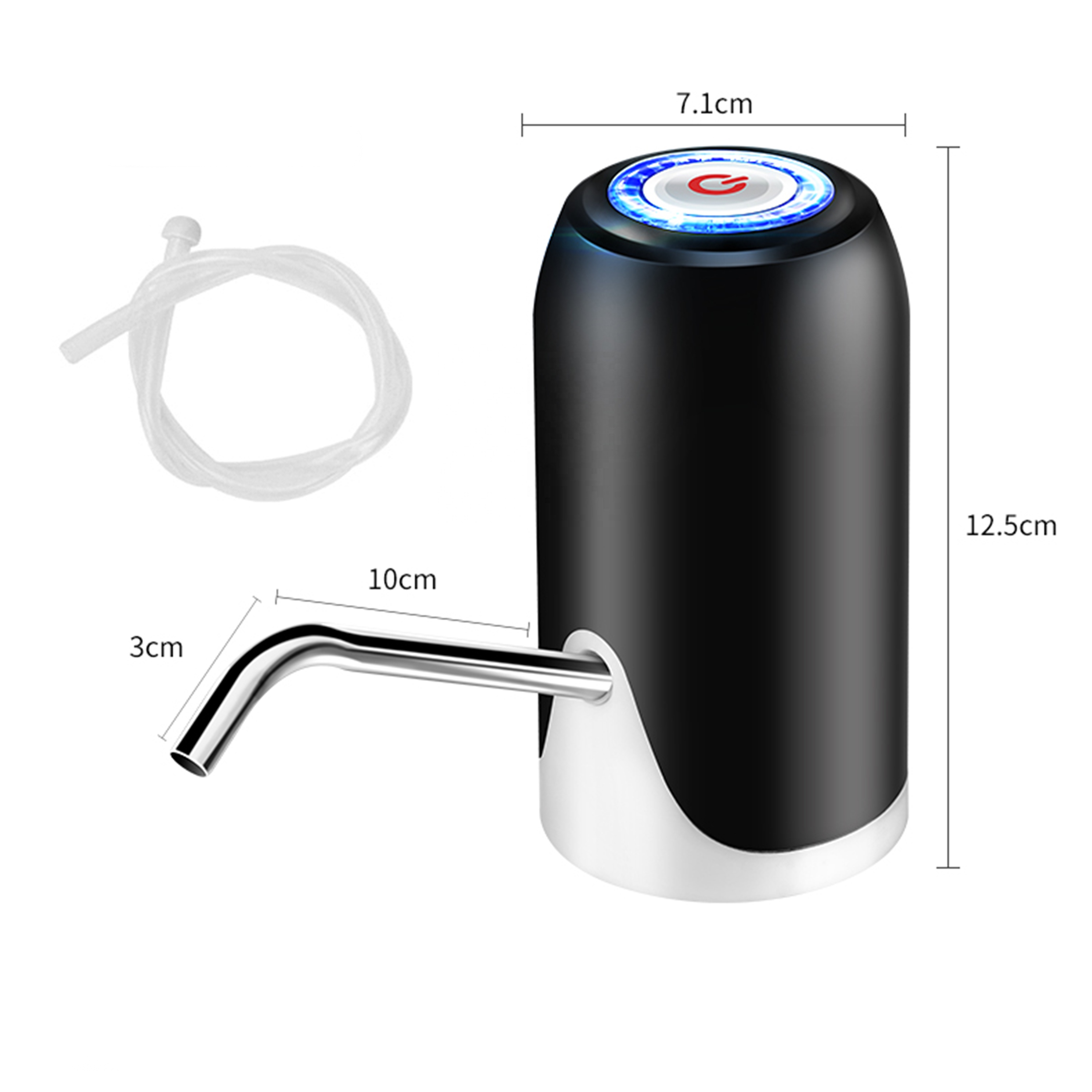 Dispensador de agua embotellada portátil inalámbrico por USB