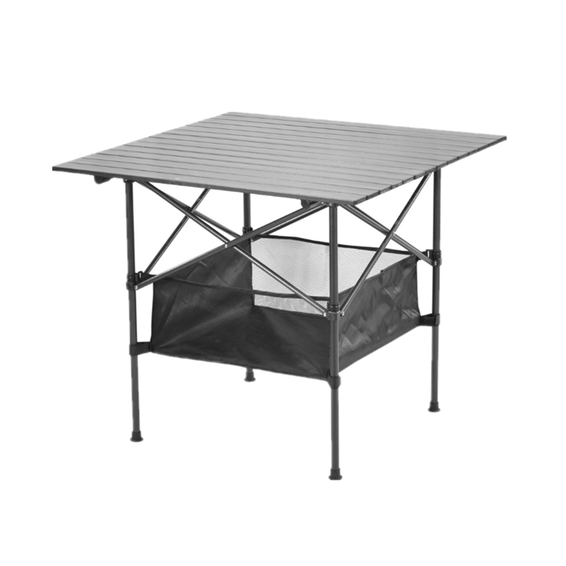 Mesa plegable de aluminio para camping