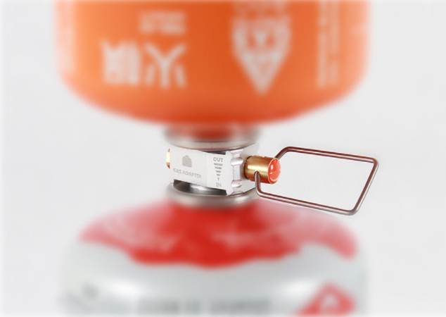 Adaptador para bombona de gas butano para camping