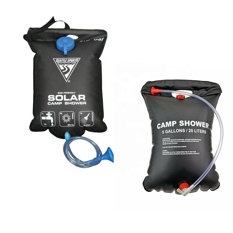 Bolsa de ducha portátil con energía solar de 20 l/25 l