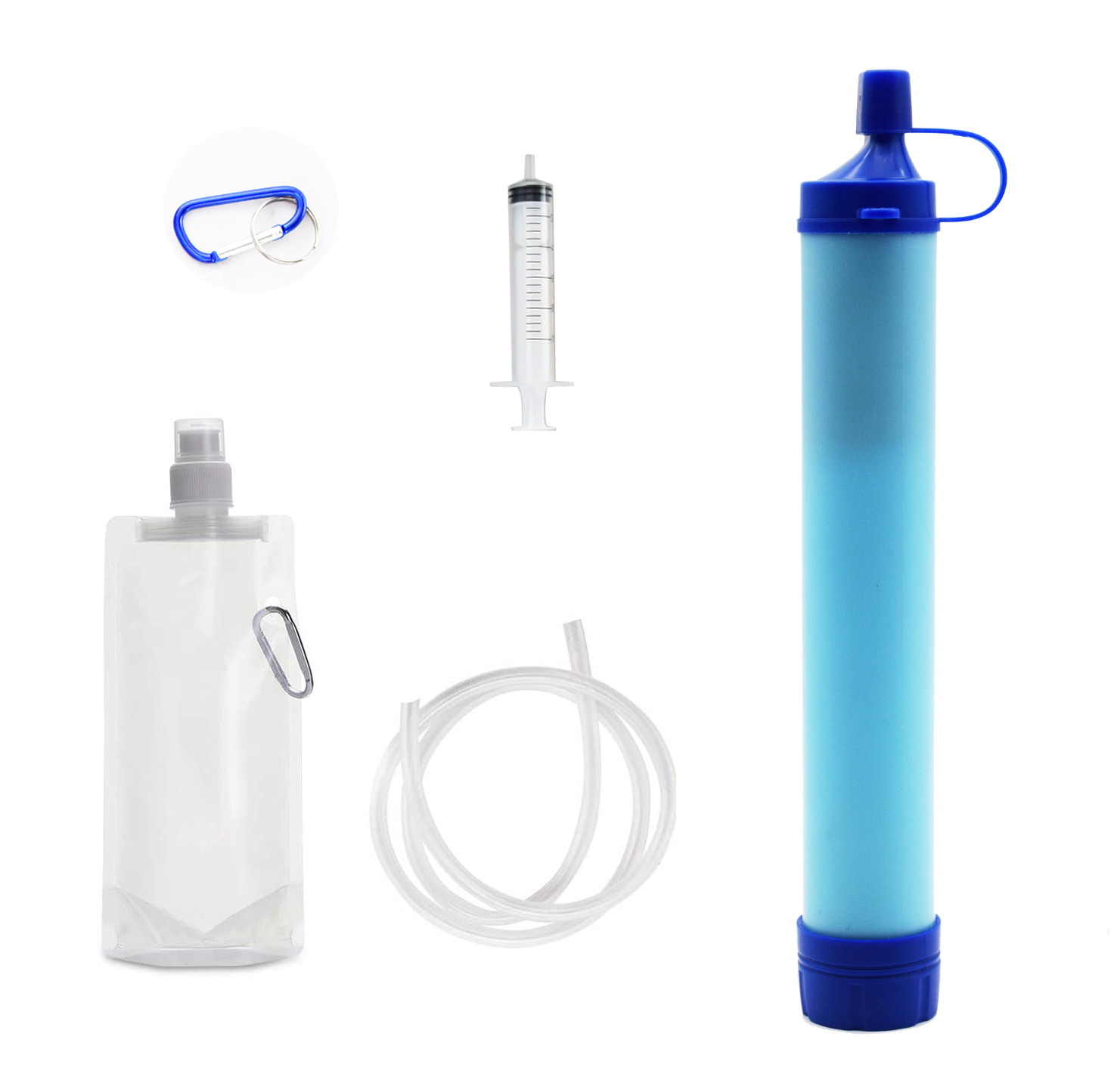 Sistema de filtración de agua para exteriores Purificador de agua portátil