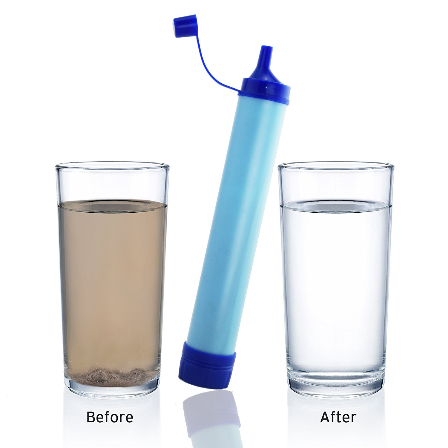 Sistema de filtración de agua para exteriores Purificador de agua portátil