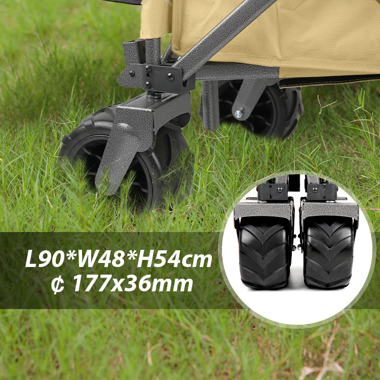 Carro plegable para acampar, carrito para exteriores