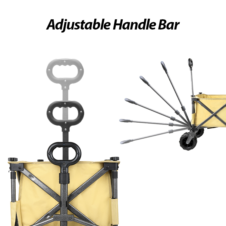 Carro plegable para acampar, carrito para exteriores