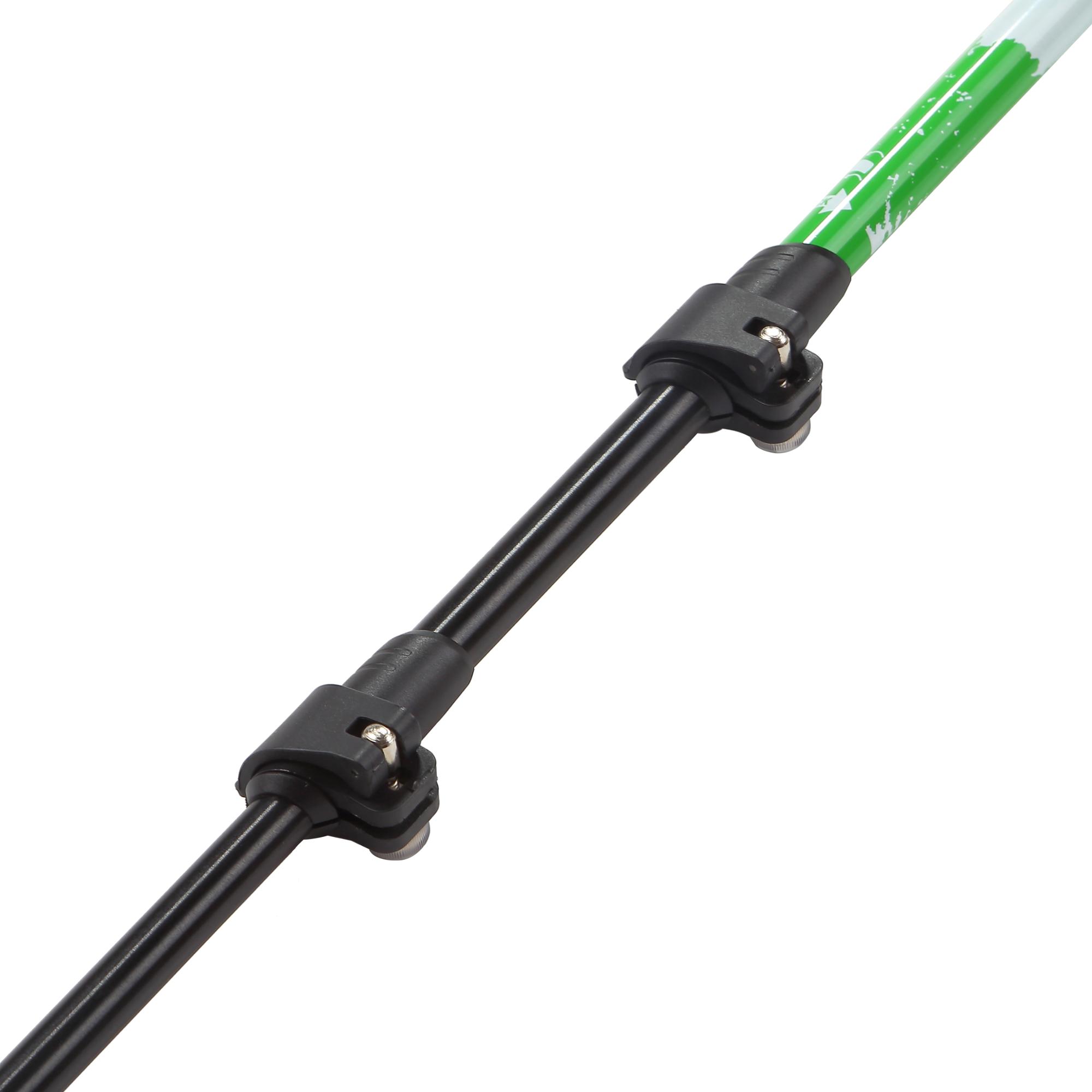 Bastones de trekking de aluminio con cierre rápido y telescópicos ajustables