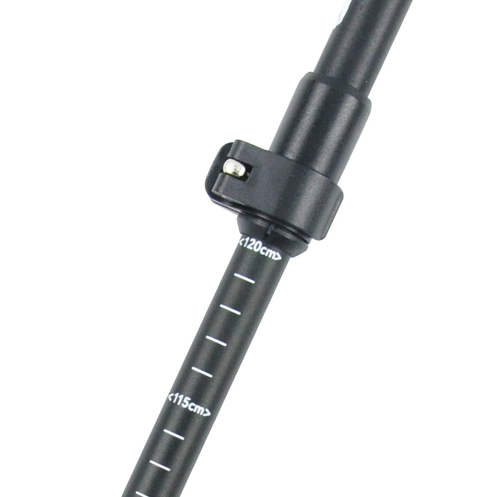 Bastones de trekking plegables de fibra de cartón para senderismo