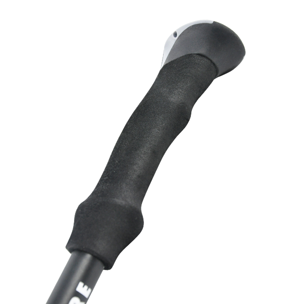 Bastones de trekking plegables de fibra de cartón para senderismo