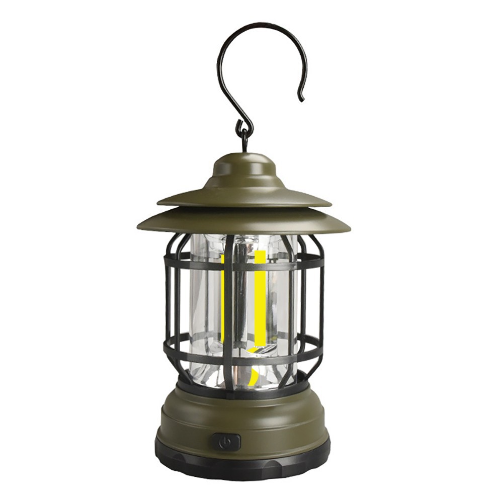 Lámpara de camping LED antigua