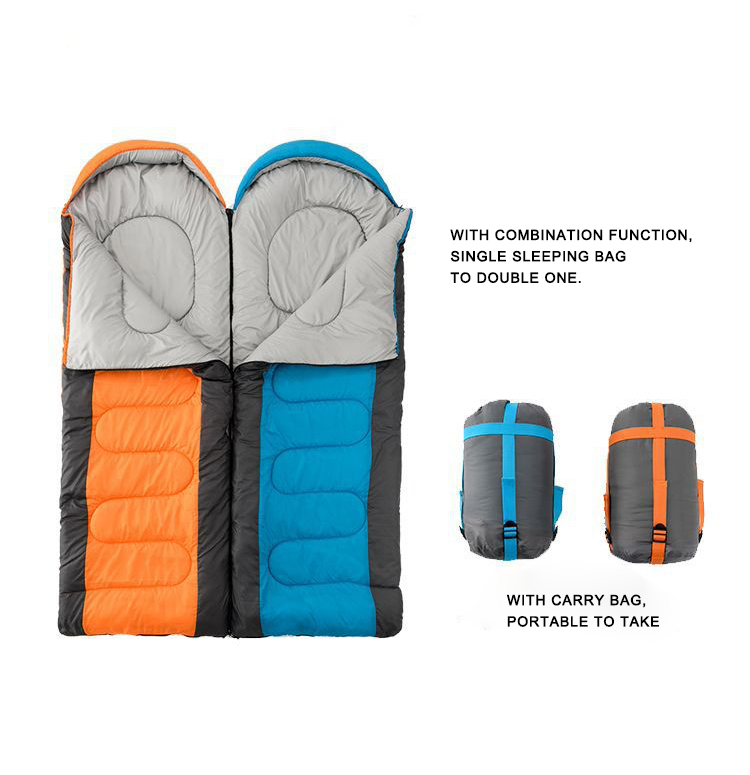 Sacos de dormir impermeables para acampar al aire libre en invierno