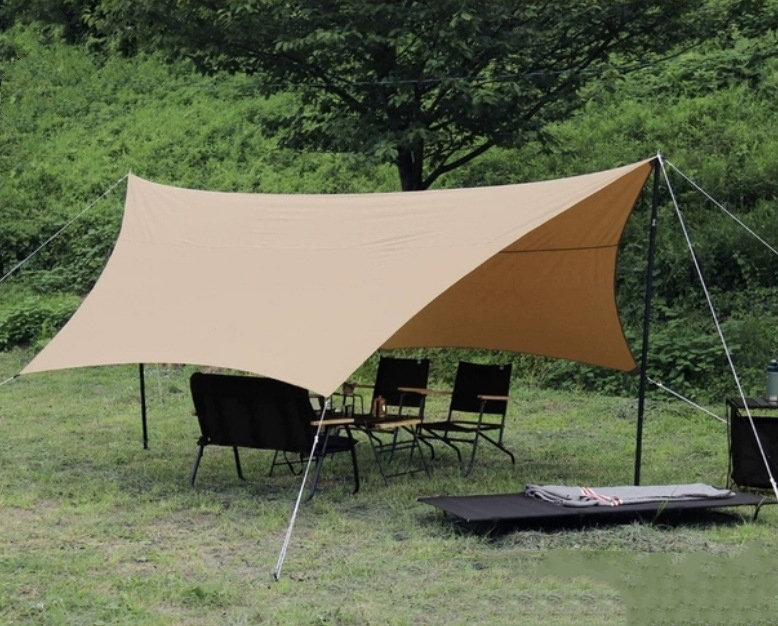 Refugio para acampar al aire libre, protección contra rayos UV, resistente a la lluvia