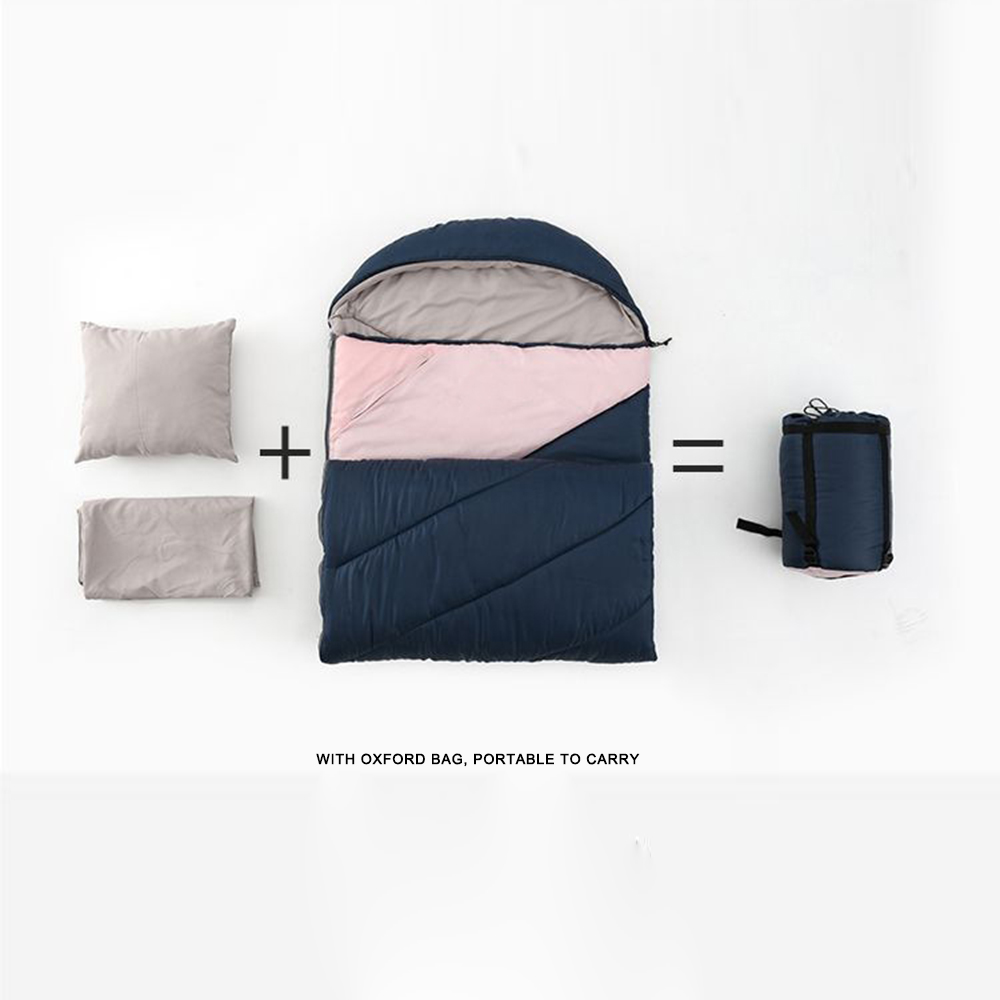Saco de dormir impermeable, ligero y cálido para mochileros, acampadas, pesca y caza