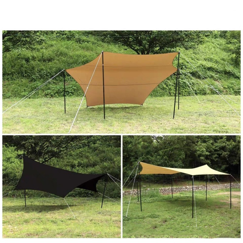 Refugio para acampar al aire libre, protección contra rayos UV, resistente a la lluvia