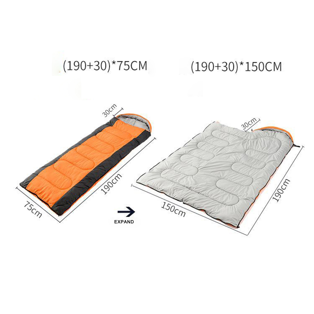 Sacos de dormir impermeables para acampar al aire libre en invierno