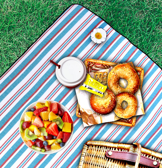 Mantel de picnic de cuadros vichy extragrande de varios colores