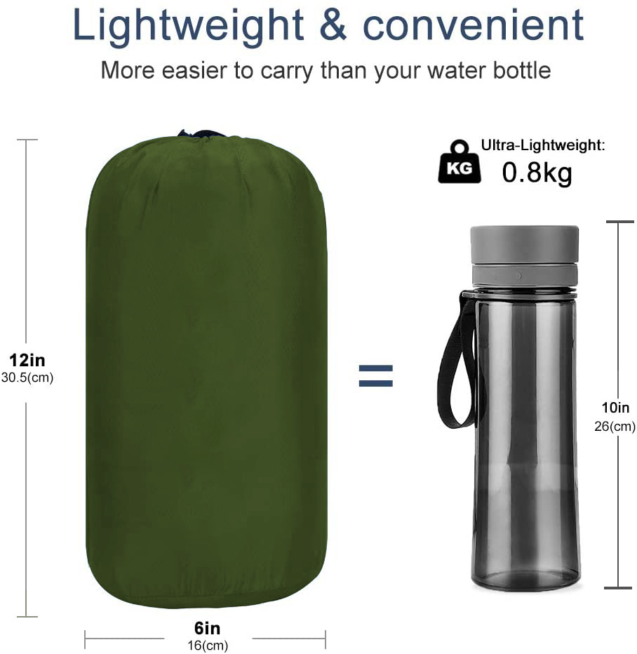 Esterilla de camping con correa de cuero engrosada, impermeable y a prueba de humedad