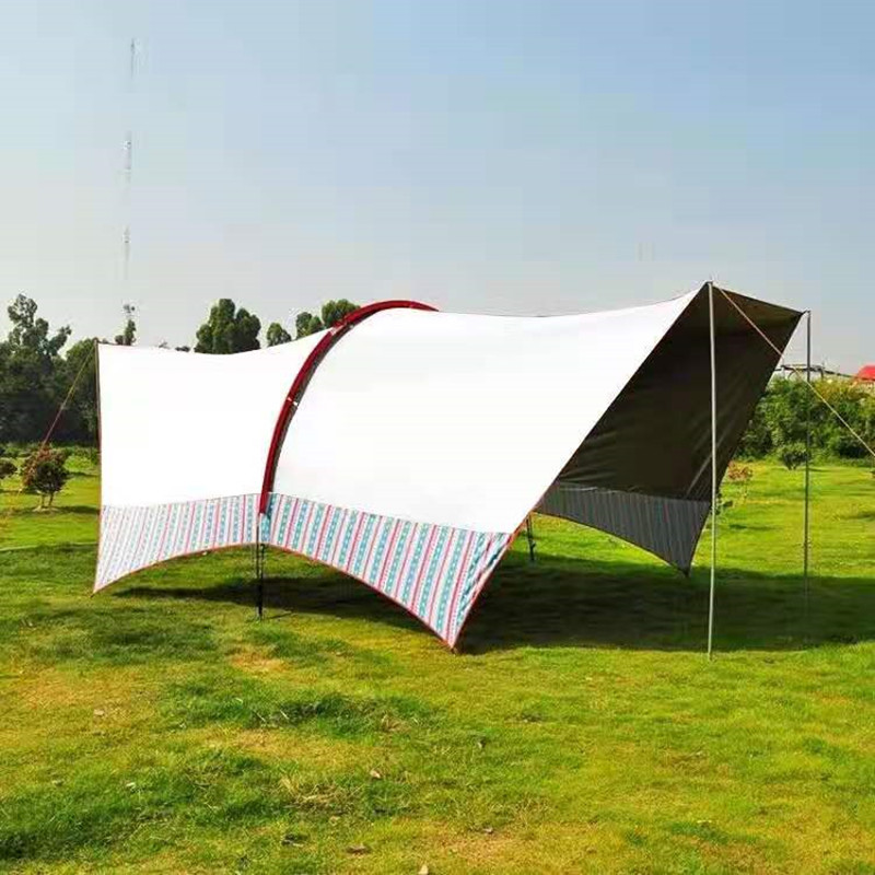 Toldo de protección solar para acampar al aire libre de gran tamaño