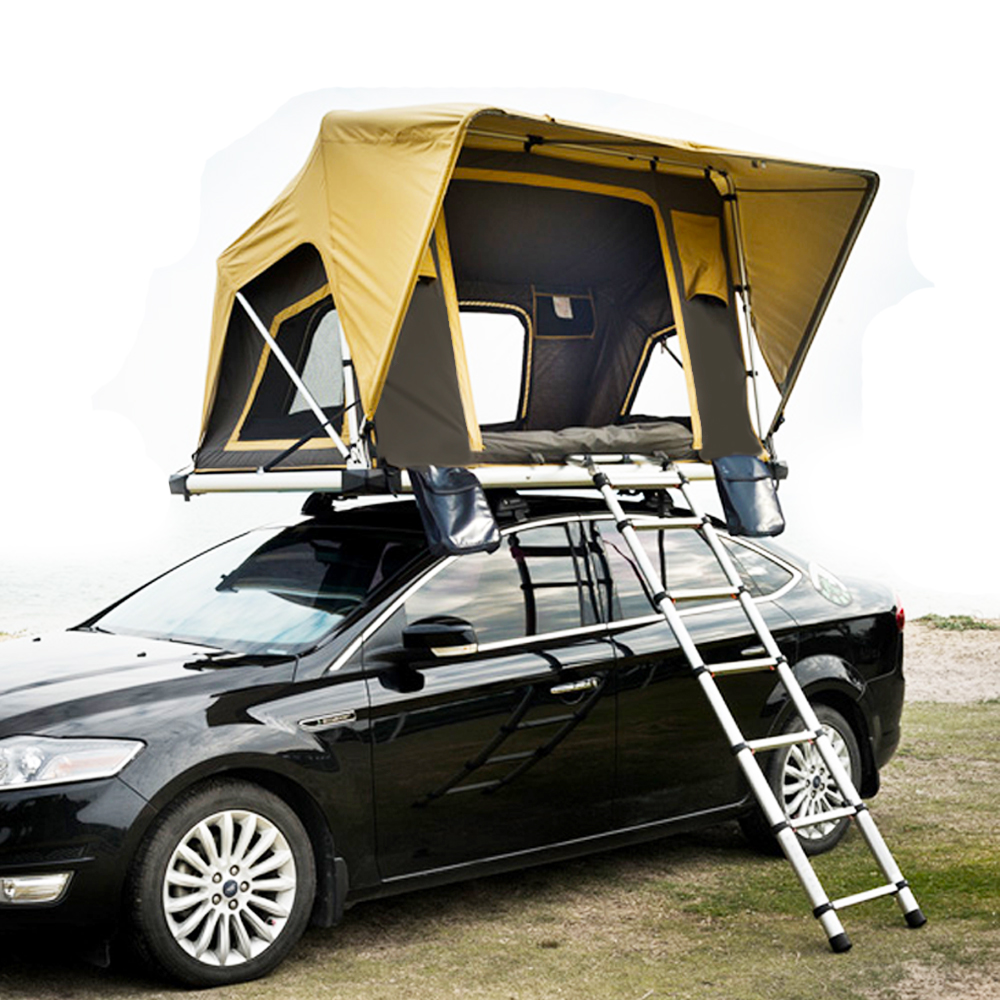 Tienda de campaña automática para techo de coche, de carcasa blanda y resistente al viento, para exteriores