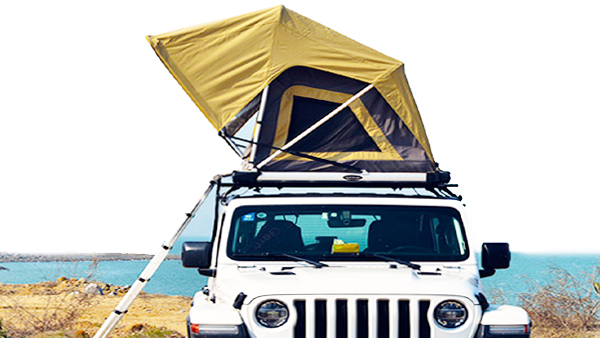 Tienda de campaña automática para techo de coche, de carcasa blanda y resistente al viento, para exteriores