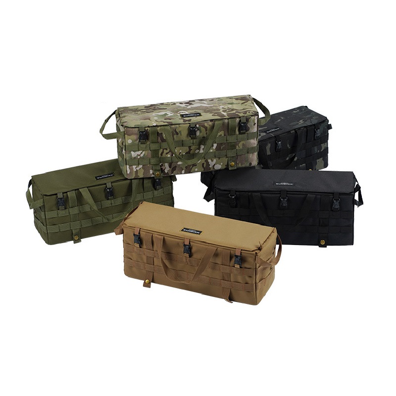 Bolsa de almacenamiento multifuncional para acampar, organizador de equipo para acampar al aire libre