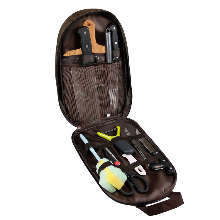 Bolsa de almacenamiento para vajilla y cuchillos de cocina para picnic al aire libre
