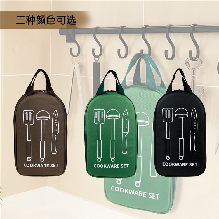 Bolsa de almacenamiento para vajilla y cuchillos de cocina para picnic al aire libre