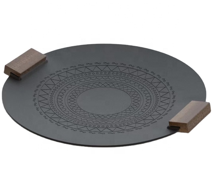 Placa de cocina portátil para acampar, sartenes antiadherentes para barbacoa