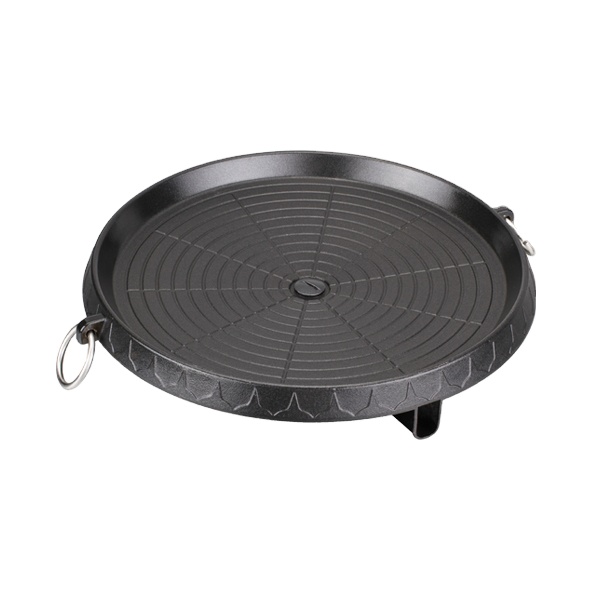 Parrilla para acampar al aire libre, placa antiadherente de aluminio