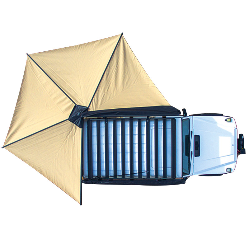 Toldo lateral para autocaravanas al aire libre - Tienda de campaña con sombrilla en el techo