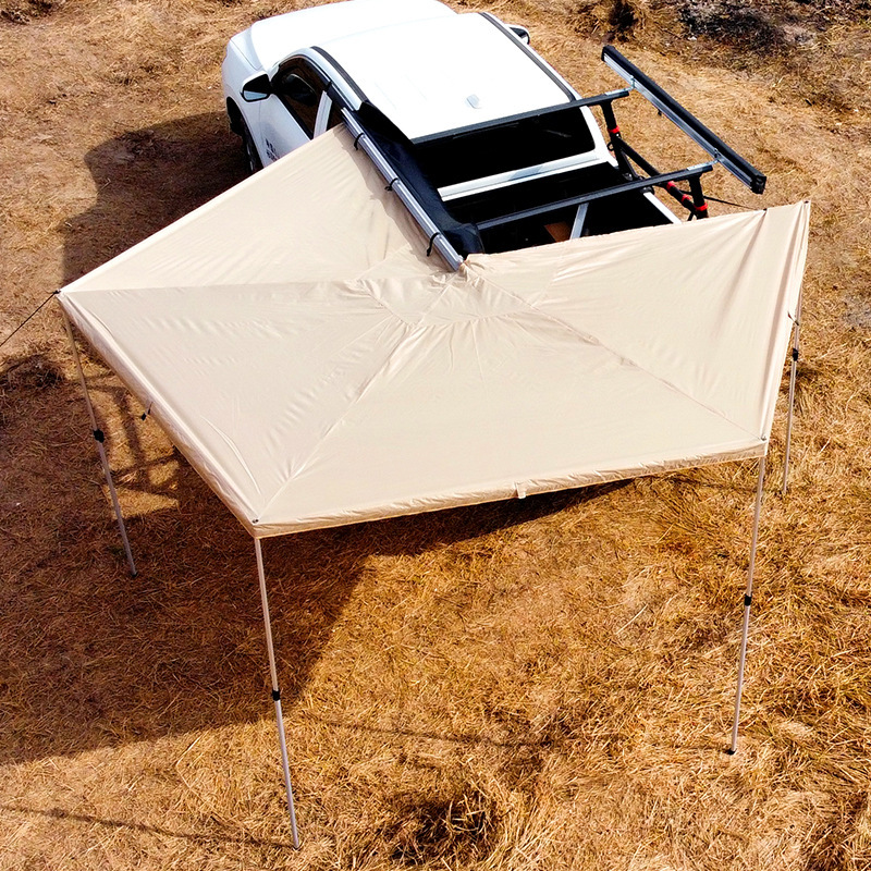 Toldo lateral para autocaravanas al aire libre - Tienda de campaña con sombrilla en el techo