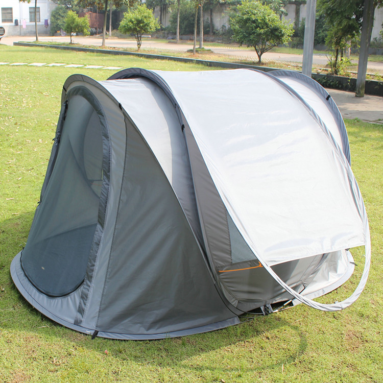 Tienda de campaña plegable impermeable de gran tamaño para acampar al aire libre