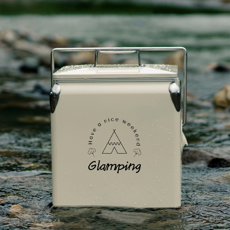 caja al aire libre del refrigerador del hielo que acampa 13L/17L para la cerveza del vino aislada en frío