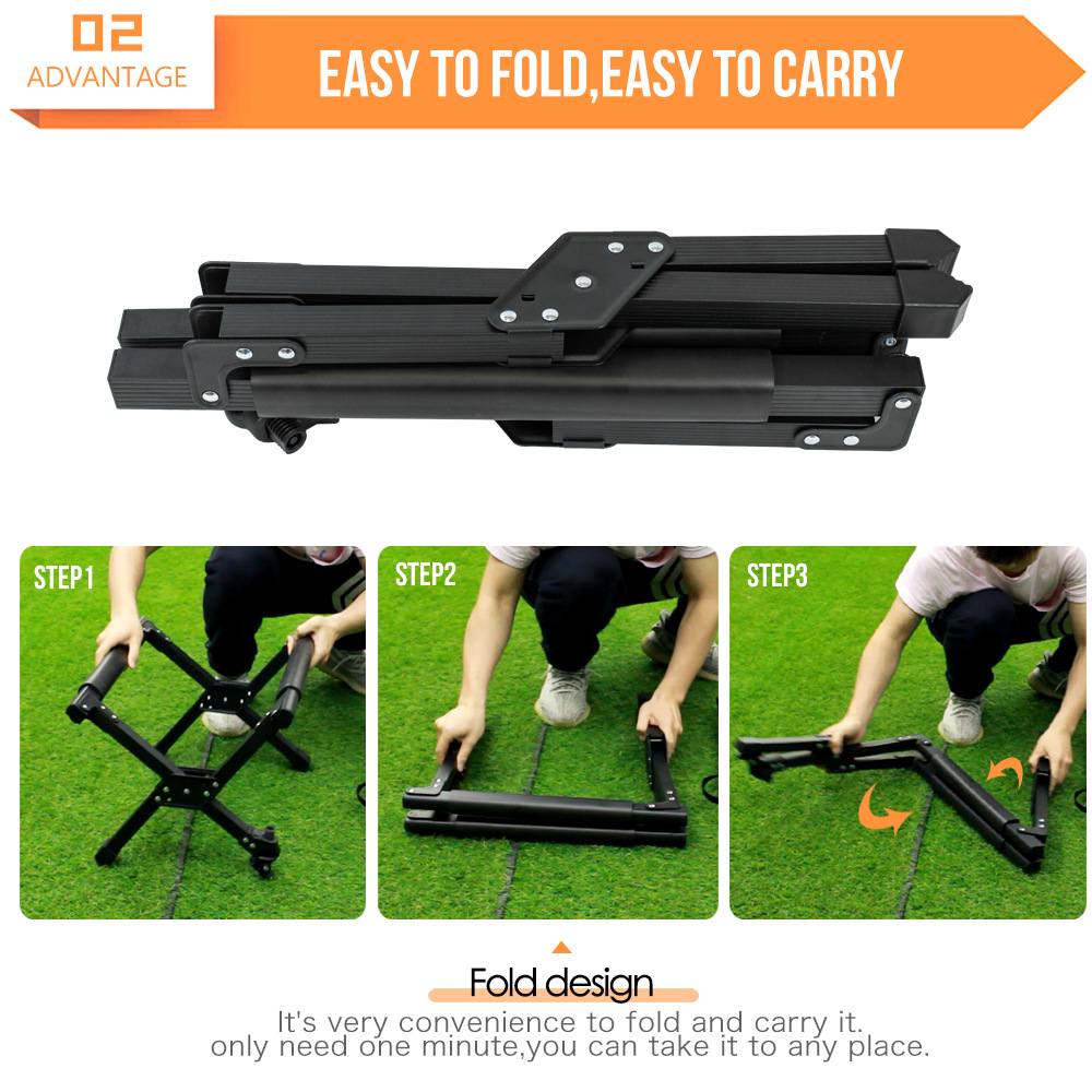 Estante para cubos de hielo plegable de aluminio para exteriores, estante de soporte para caja de almacenamiento