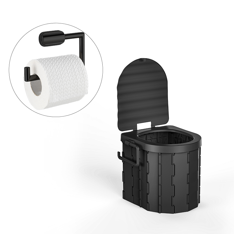 Inodoro portátil plegable para acampar al aire libre, orinal para viajes en automóvil