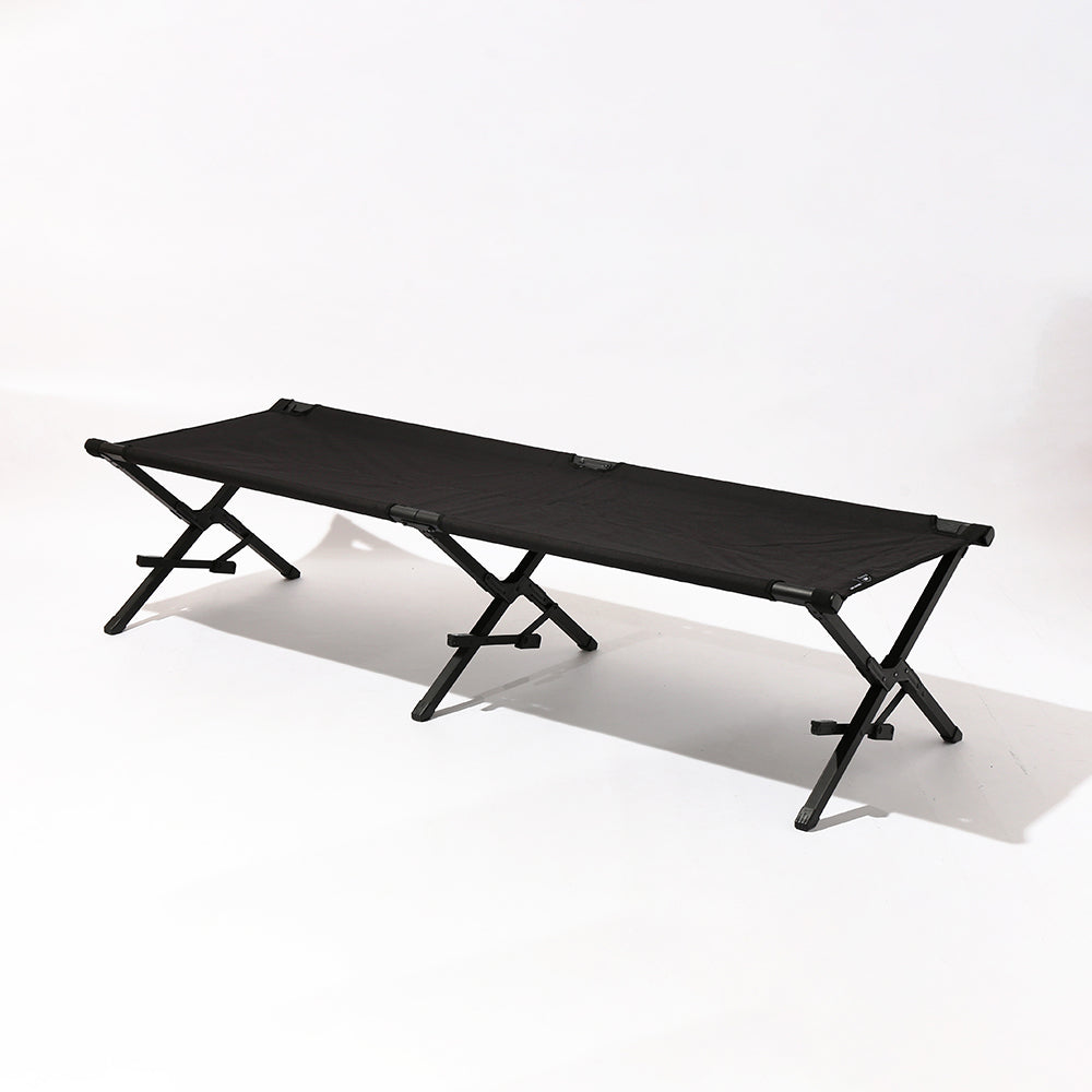 Cama de camping plegable de altura ajustable, catre para dormir al aire libre