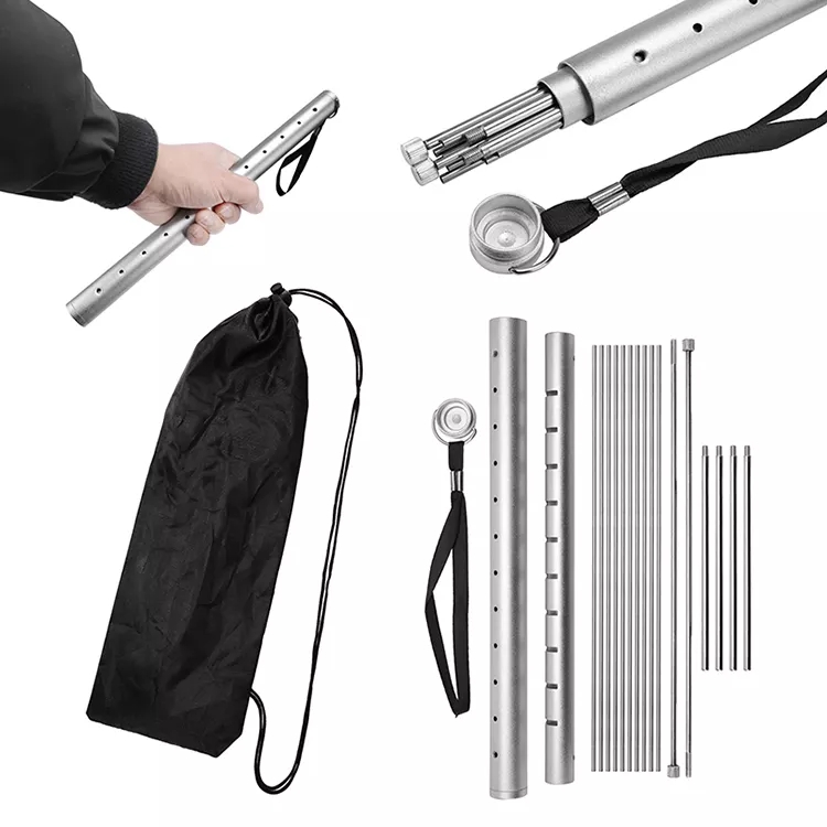 Parrilla de barbacoa plegable sencilla de acero inoxidable para exteriores