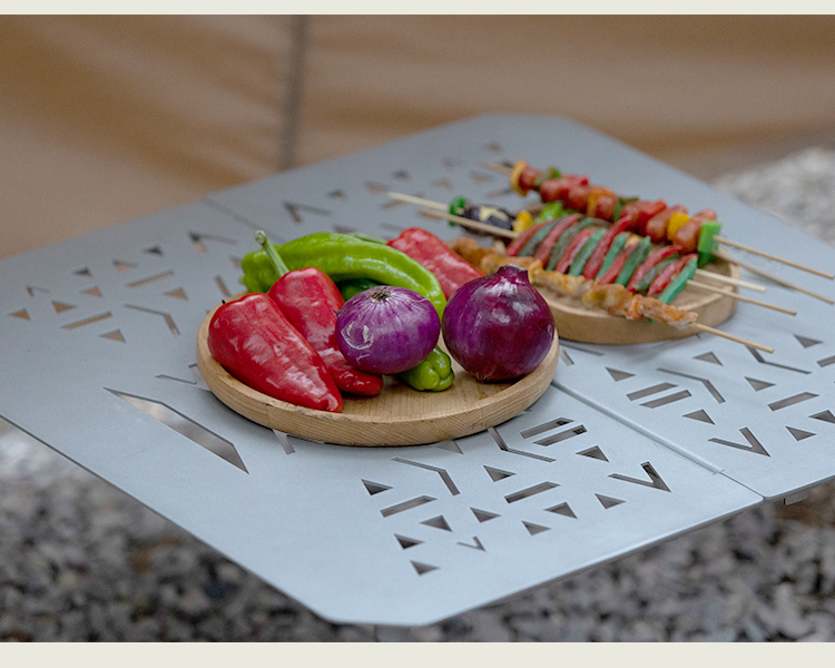Mesa plegable para camping, picnic, de aleación de aluminio