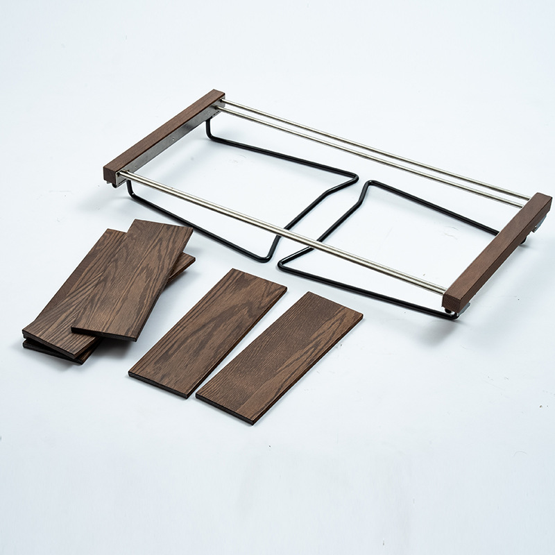 Mesa plegable de madera de nogal para picnic al aire libre, estilo cebra, para barbacoa, patio, playa y jardín