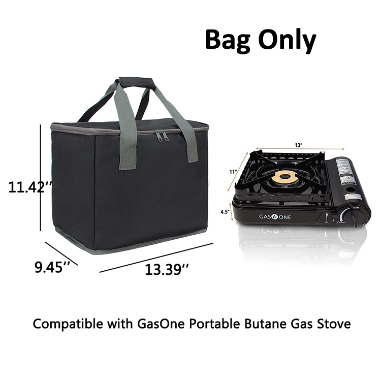 Bolsa de almacenamiento portátil para estufa de gas butano para viajes