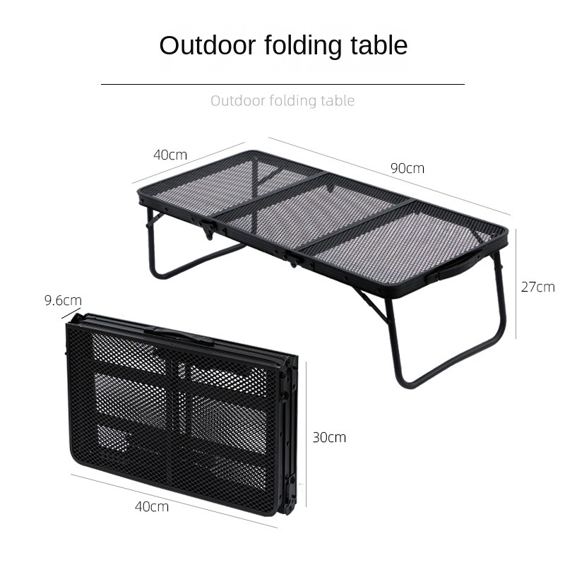 Mesa plegable portátil para acampar