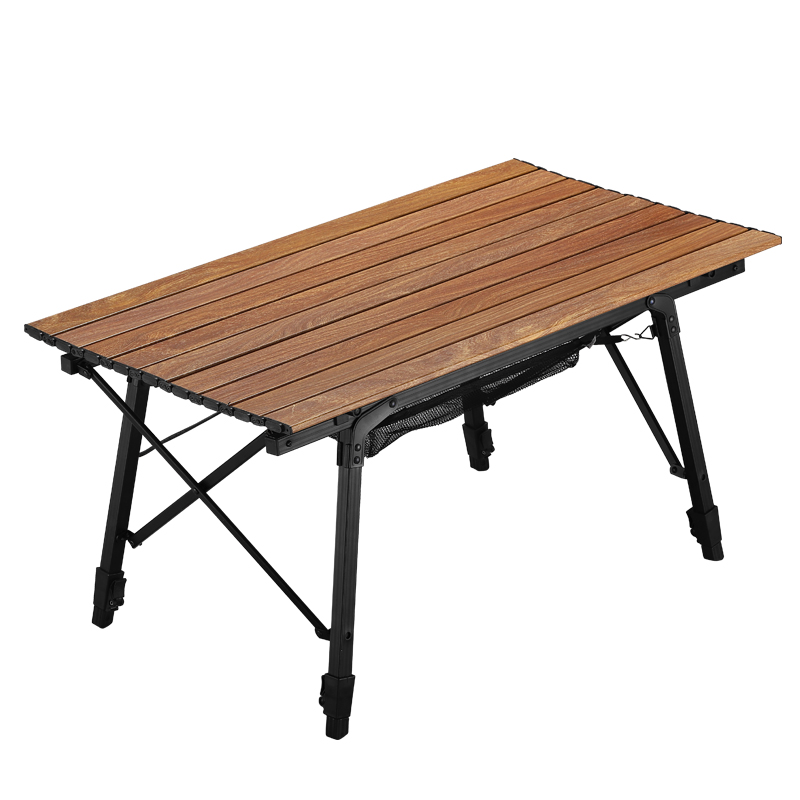 Mesa de camping plegable de aluminio para picnic, barbacoa, playa, senderismo y pesca