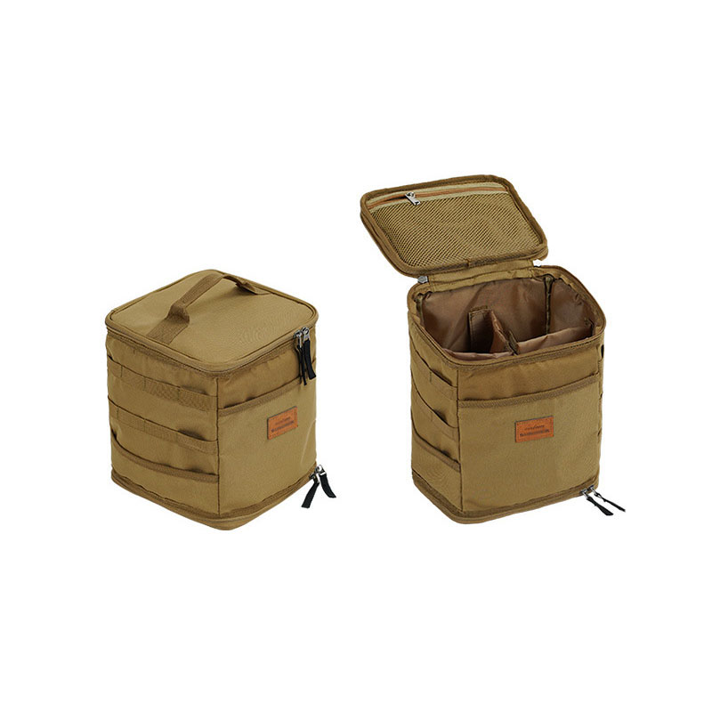 Bolsa de almacenamiento para picnic y acampada al aire libre, bolsa de transporte para utensilios de cocina