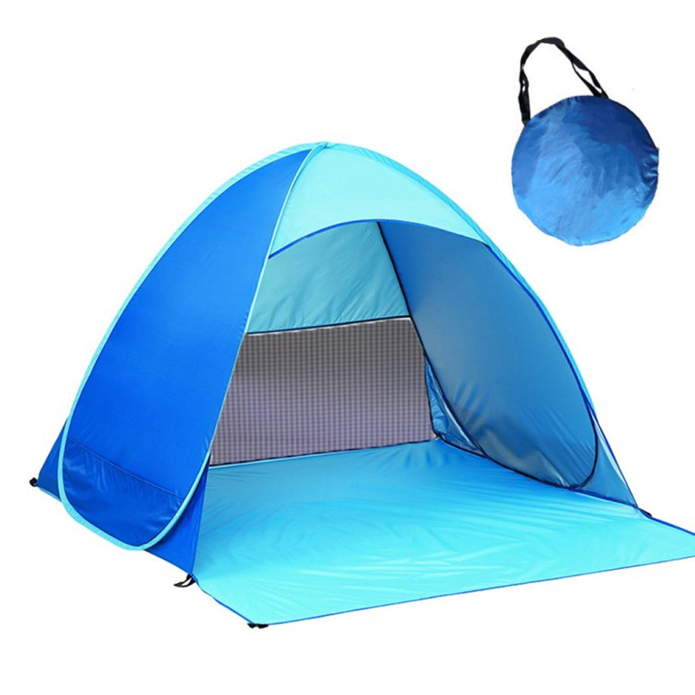Tienda de campaña infantil para playa, para exteriores, con protección UV y parasol