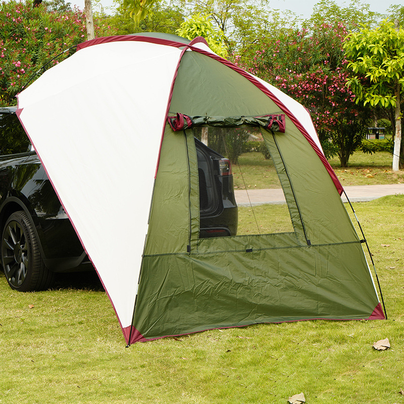 Toldo lateral para coche y tienda de campaña trasera para coche de acampada al aire libre