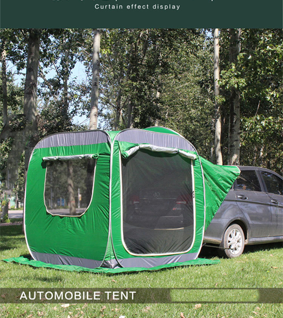 Tienda de campaña trasera para coche y toldo portátil de instalación automática para exteriores