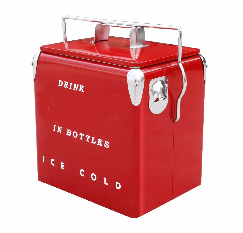 caja al aire libre del refrigerador del hielo que acampa 13L/17L para la cerveza del vino aislada en frío