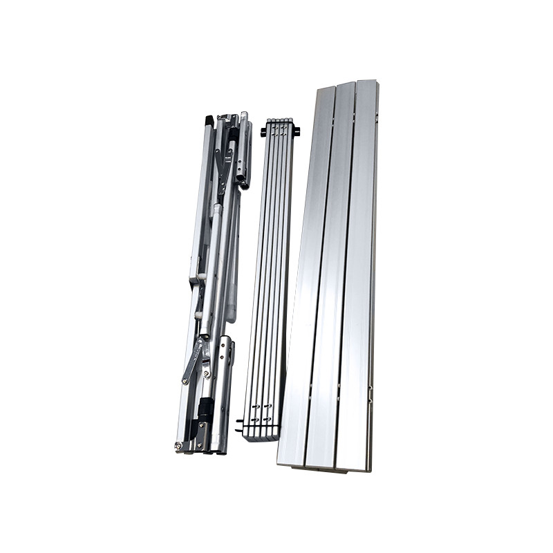 Mesa de camping plegable de aluminio