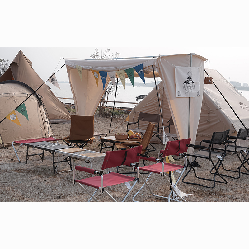 Mesa plegable para barbacoa de camping IGT